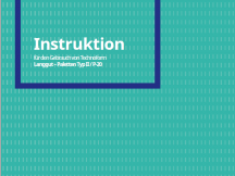 Instruktion für den Gebrauch von Technoform Langgut – Paletten Typ II/P-20